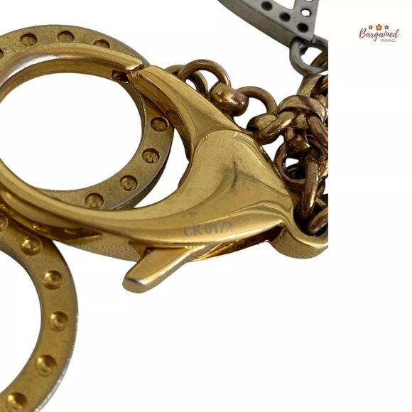 Authentic LOUIS VUITTON Goldtone Tapage Key Holder And Bag Charm - CK0172 - Picture 5 of 8